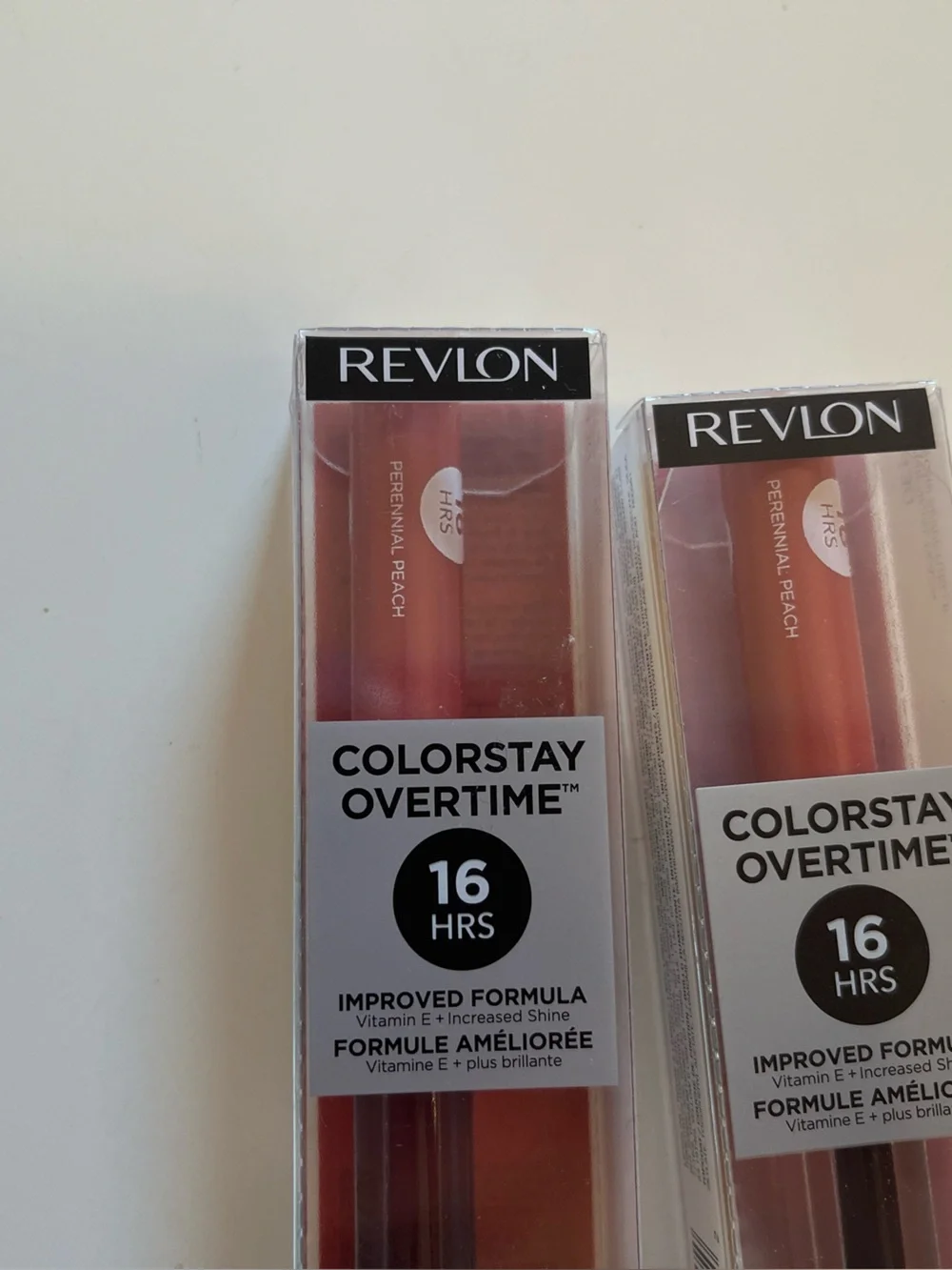 2 New Revlon Perennial Peach 430 Overtime Lipstick